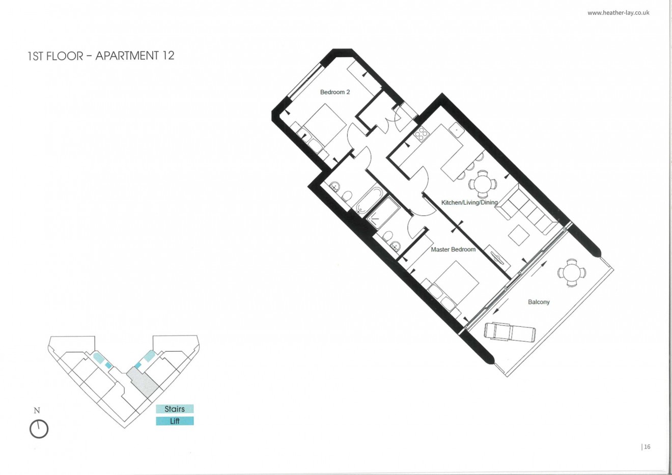 Floorplan for Cliff Road, Falmouth, TR11