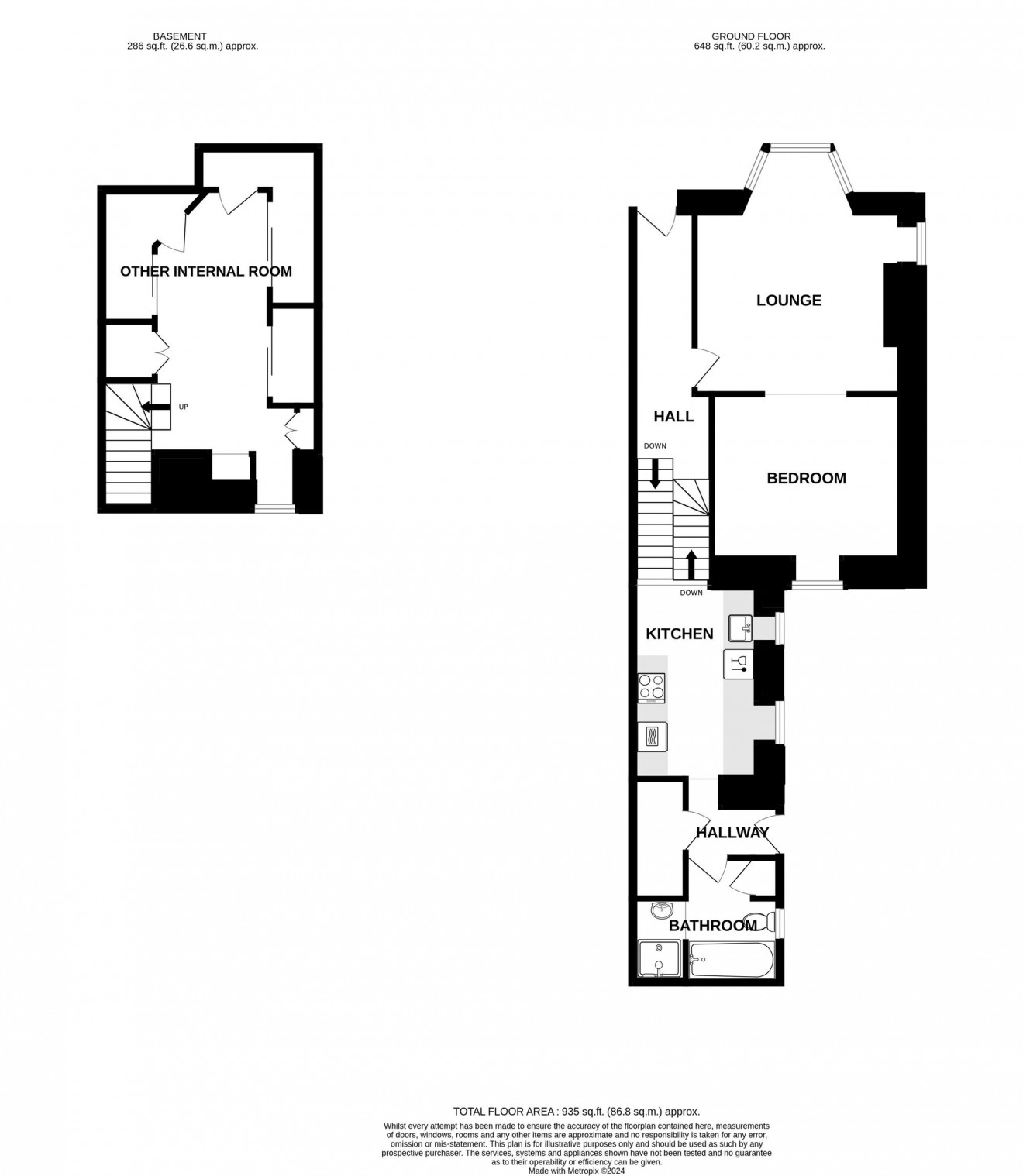 Floorplan for Albany Road, Falmouth, TR11