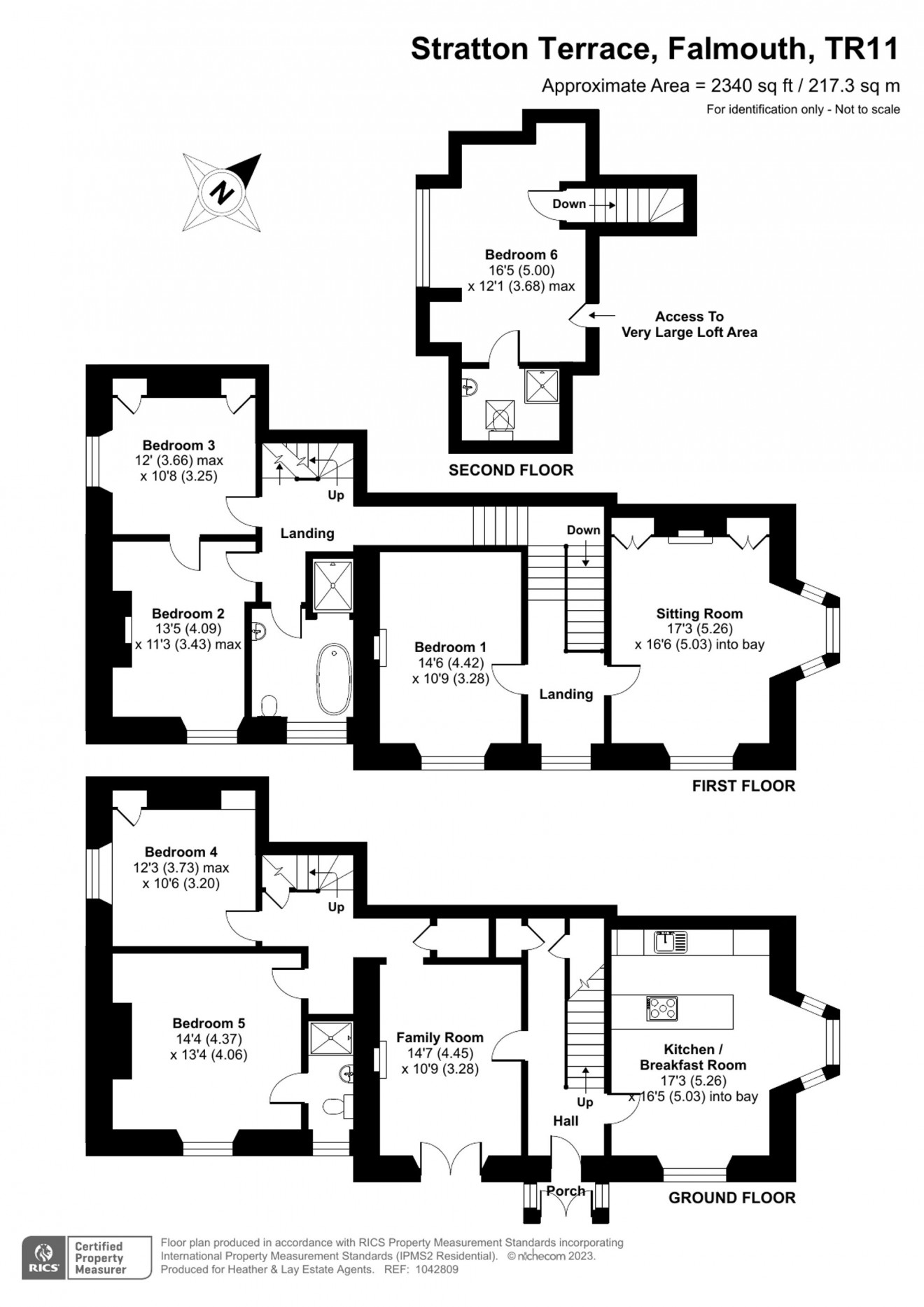 Floorplan for 9 Stratton Terrace, Falmouth, TR11